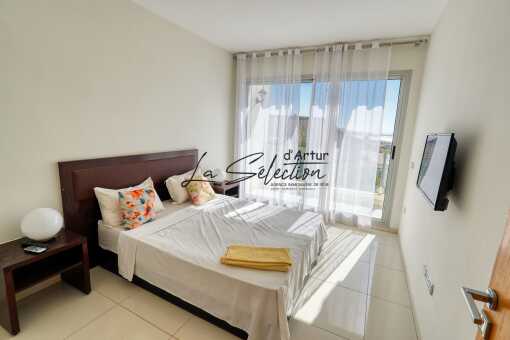 Furnished seaside studio for rent in a residence with swimming pool