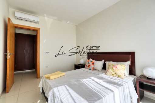 Furnished seaside studio for rent in a residence with swimming pool
