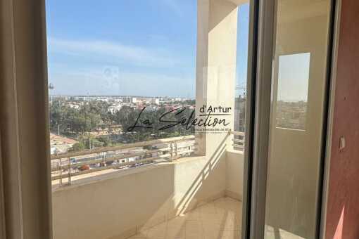For sale: bright 2-bedroom apartment, open view of Agadir beach - Secure residence